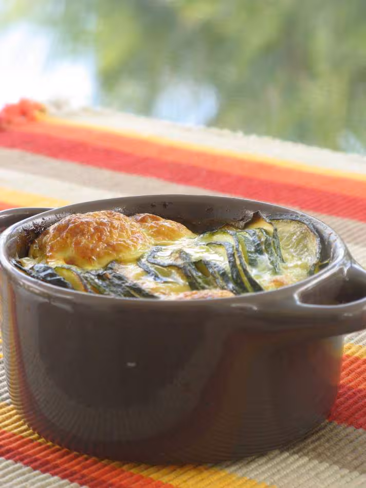 Clafoutis aux courgettes