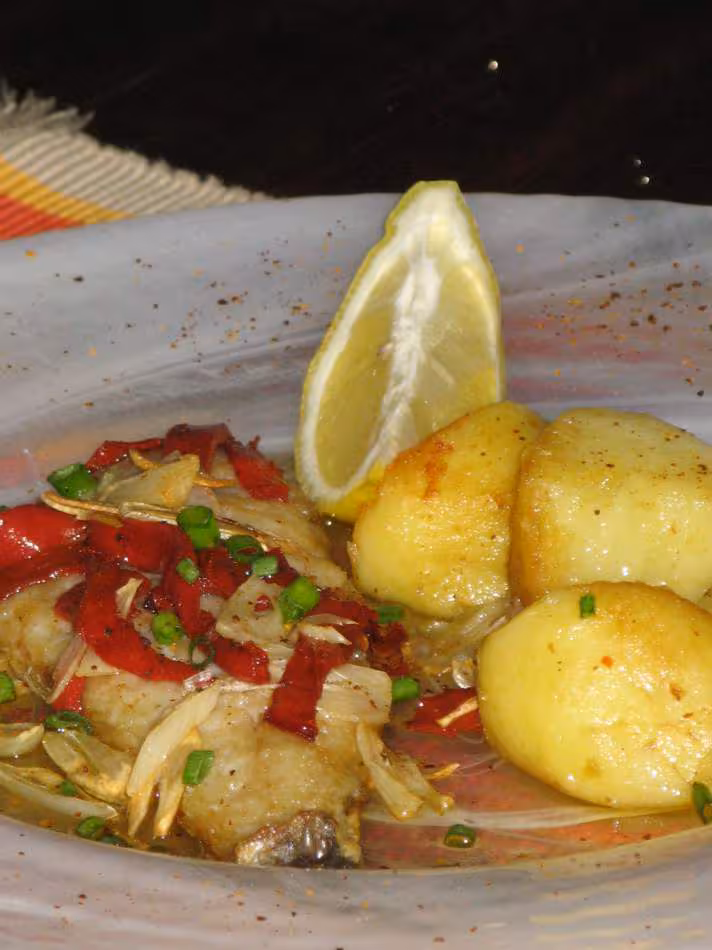 Filet de merlu a l espagnole