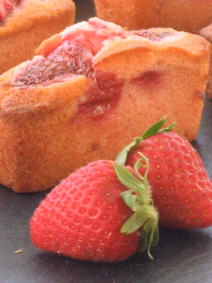 Financiers aux fraises