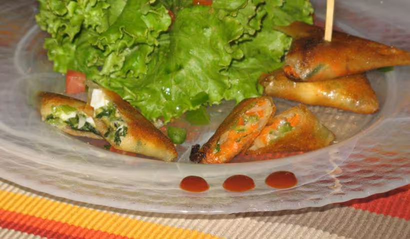 Samoussas aux legumes