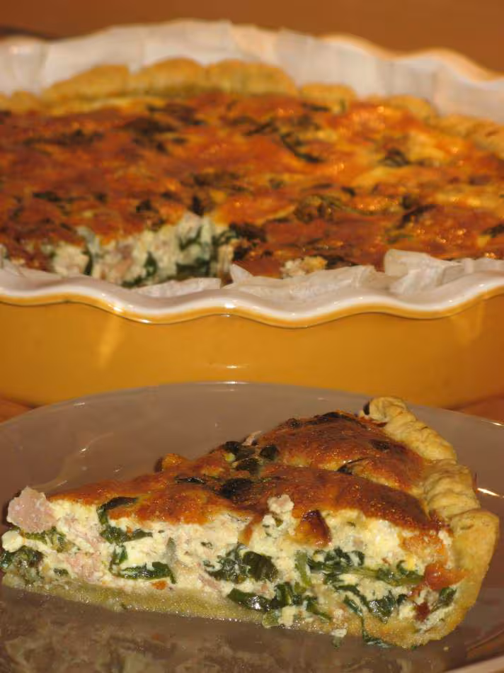 Tarte tetragone au thon