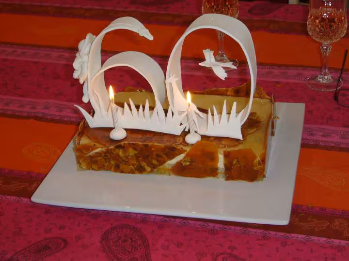 Decor pastillage 60 ans papy