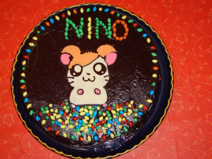 Gateau hamtaro 3 ans nino