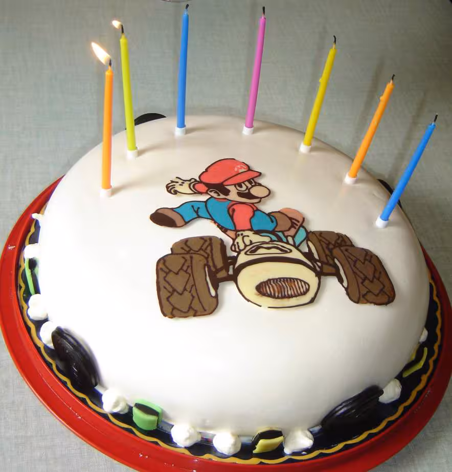 Gateau mario kart