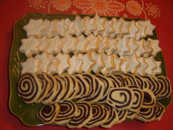 Petits gateaux de noel
