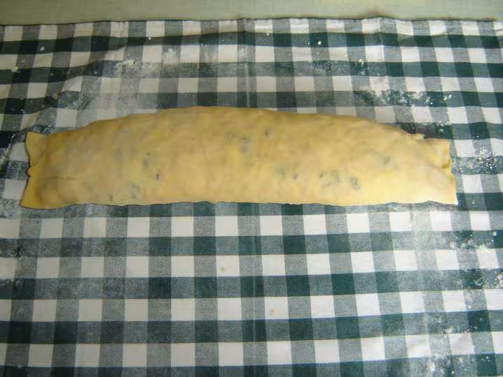 Preparation du strudel aux pommes