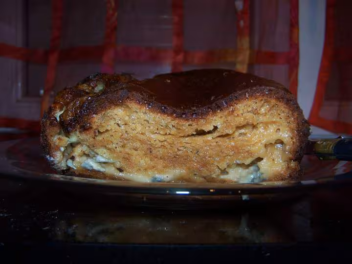 Cake gorgonzola miel romarin