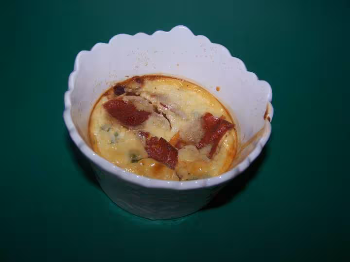 Petits pois en clafoutis au tm