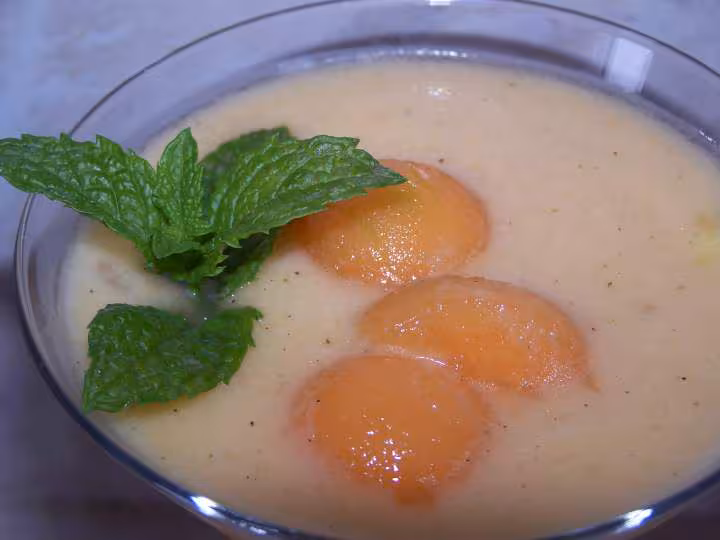 Soupe de melon et mangue au tm
