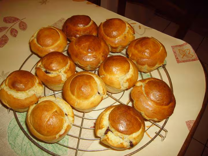 Briochettes tout levain au nutella