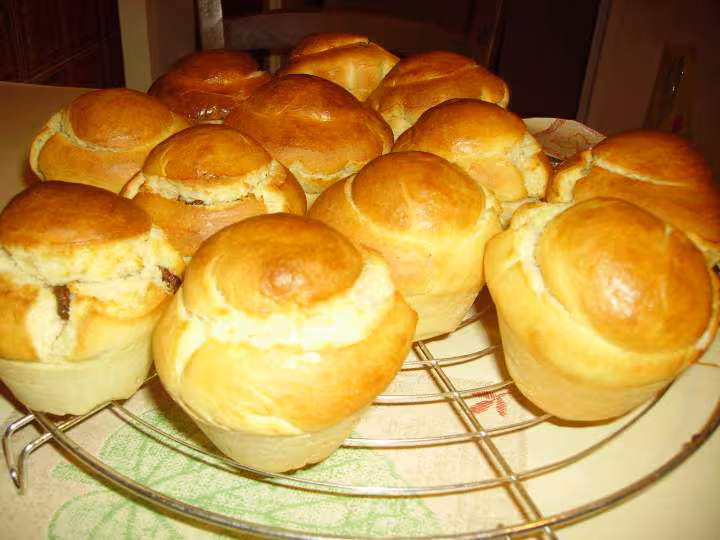 Briochettes tout levain au nutella