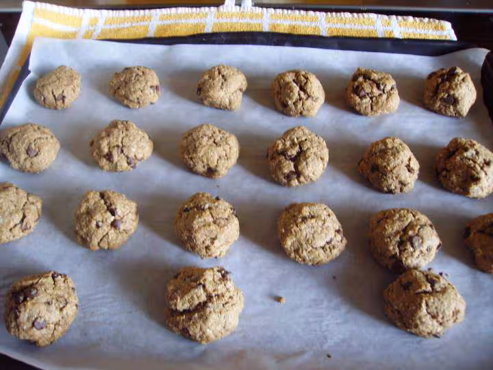 Cookies a la canelle et pepites de chocolat