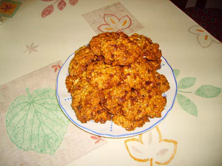 Cookies aux flocons d avoine et aux pepites de nougatine