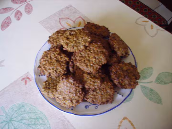 Galettes sucrees aux flocons d avoine et quinoa