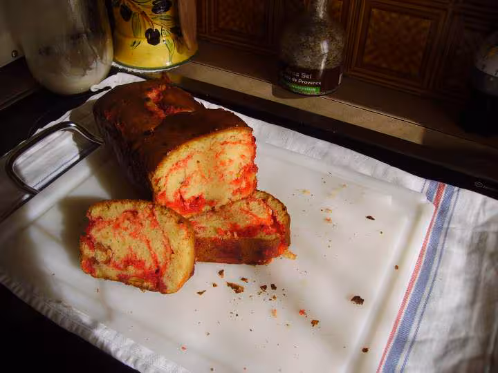 L interieur du cake