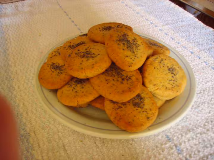 Les sables au citron et graines de pavot