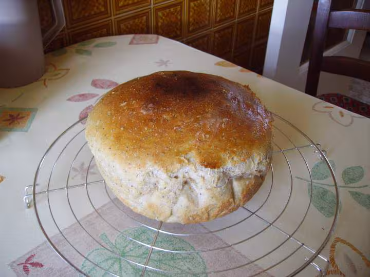 Pain au seigle et a la biere
