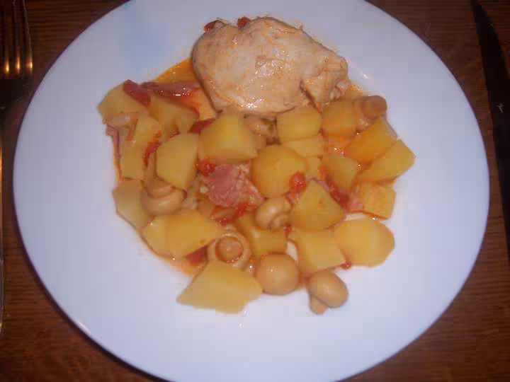 Poulet cocotte grand mere
