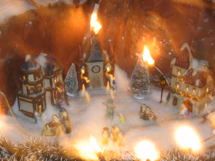Il a neige sur mon village de noel