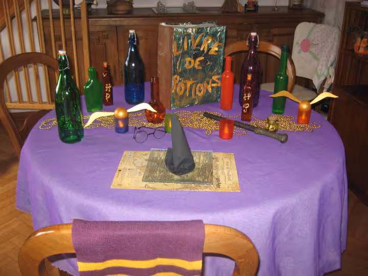 Table harry potter