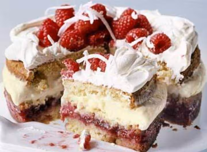 Bolo de franboesa