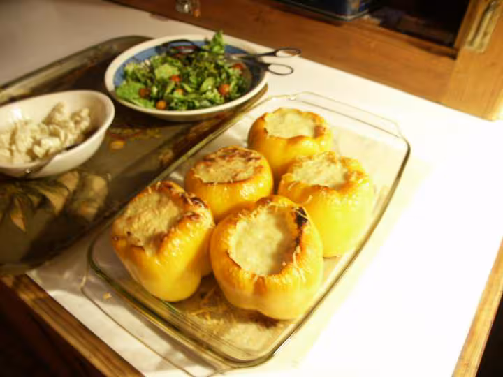 Poivrons a la morue