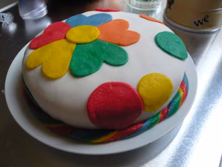 Gateau pate aux chamalow