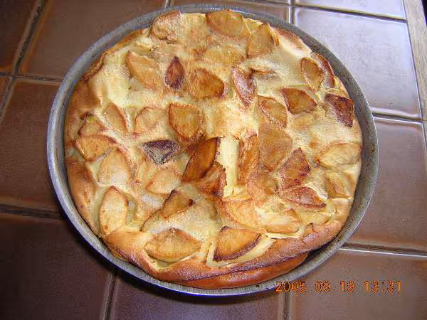 Flognarde aux pommes