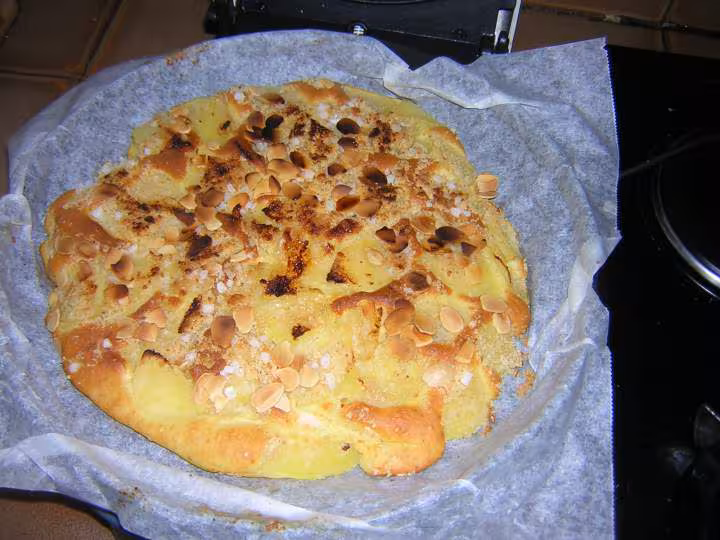 Gateau aux pommes amandine