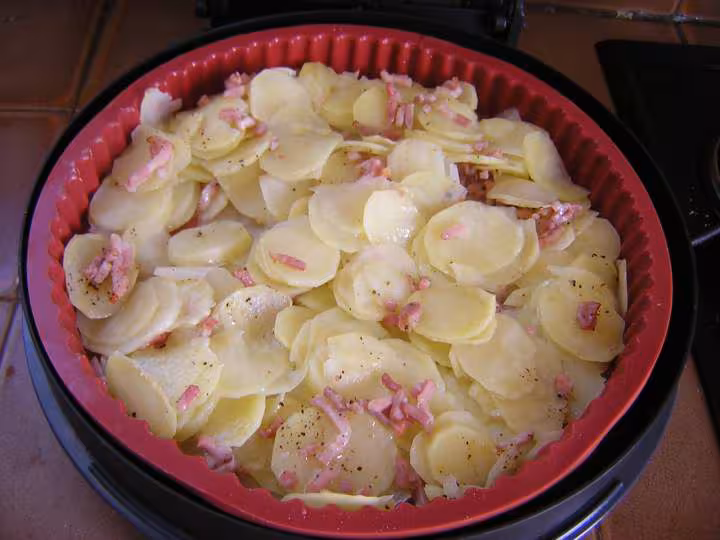 La truffade avant cuisson