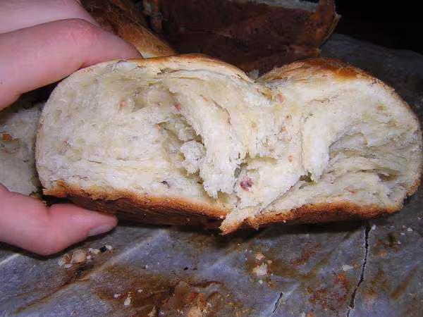Mie de brioche de polange