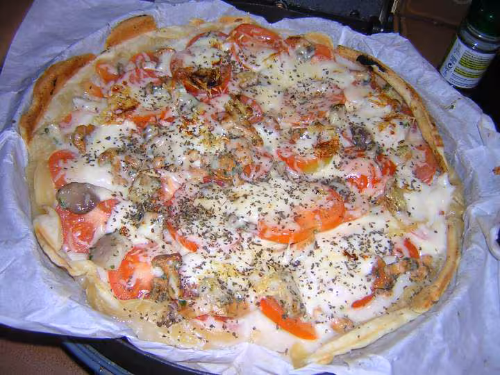 Pizza au poisson
