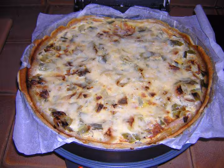 Quiche aux poireaux