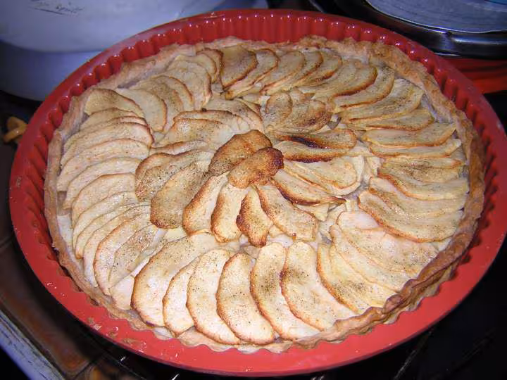 Tarte aux pommes express