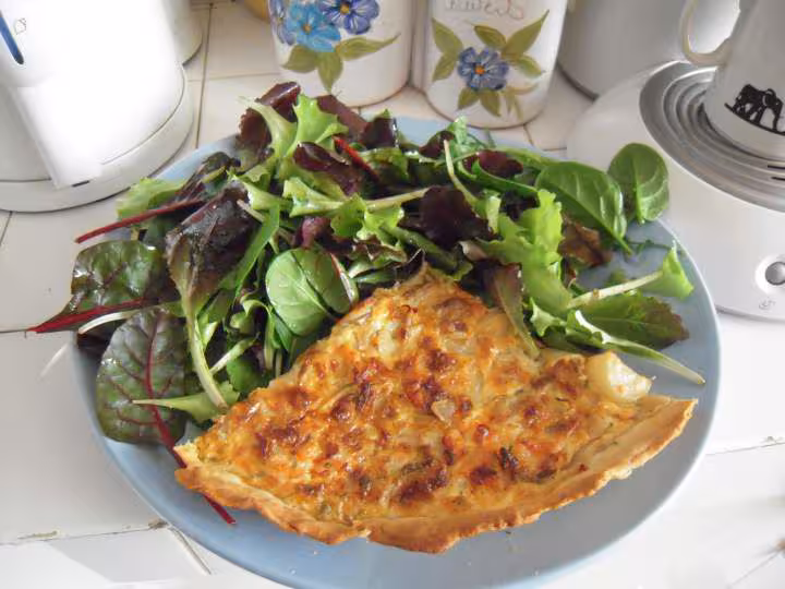 Tarte endives saumon