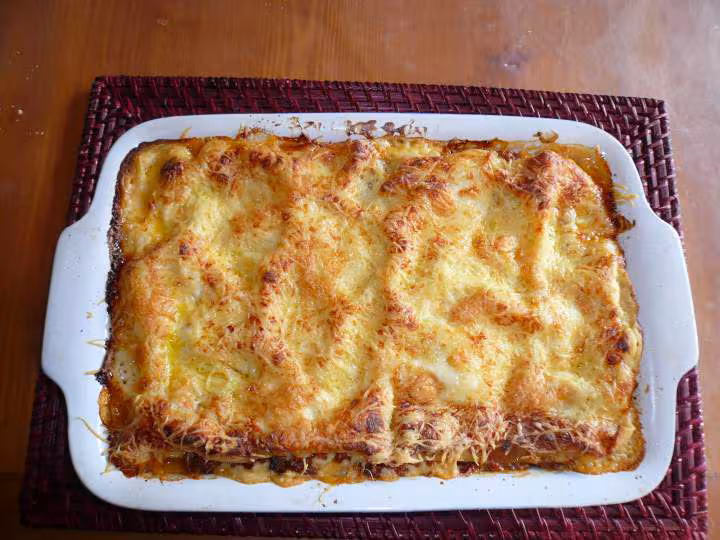 Lasagne apres cuisson selon la recette de sophie21