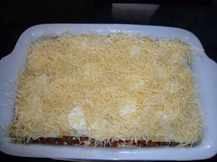 Lasagne avant cuisson