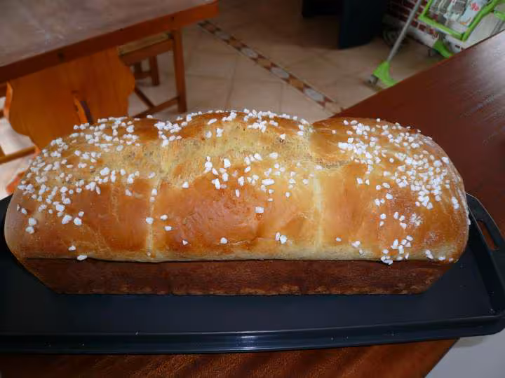 Ma premiere brioche cuite au four