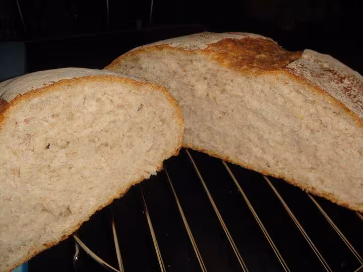 Coupe pain levain poolish