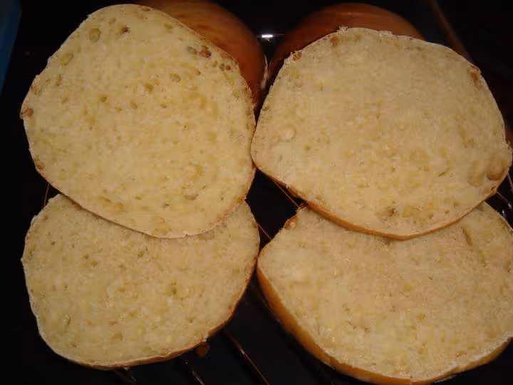Mie pain hamburger au levain