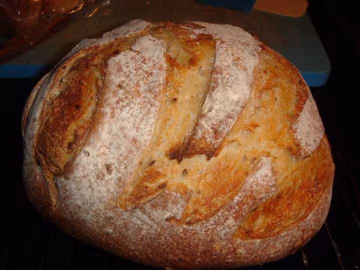 Pain grotte levain cocotte