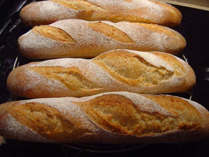 Baguettes levain farine de froment 29 09 2007