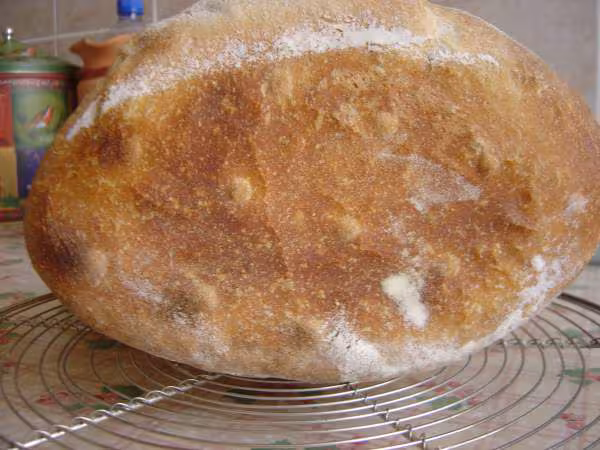Dessous du pain au levain