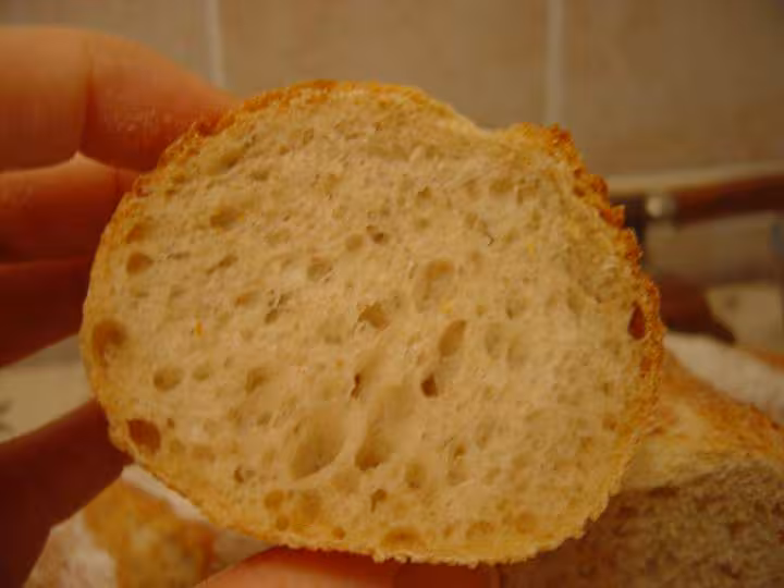 Mie baguette levain