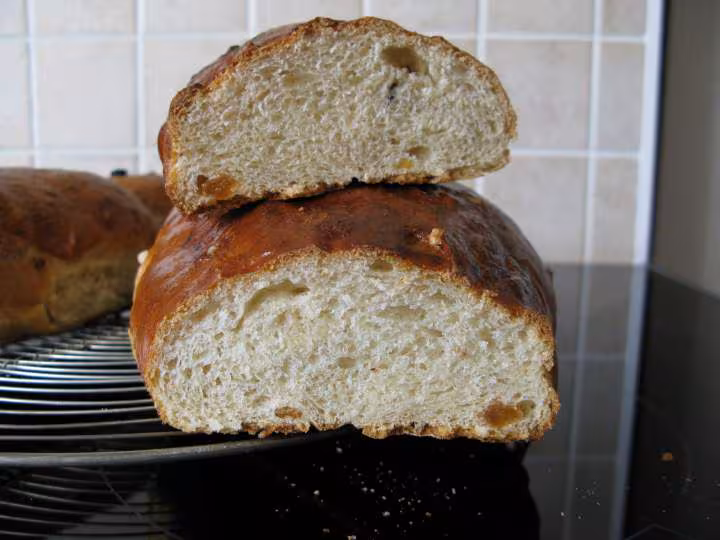 Mie du cougnou au levain