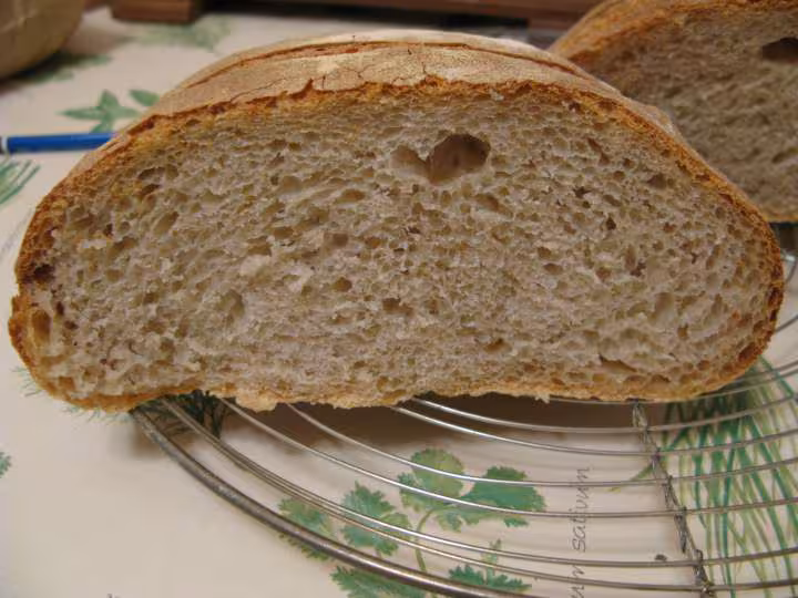 Mie pain au levain t65 map