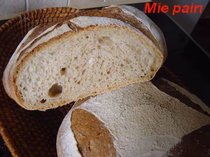 Mie pain de campagne au levain