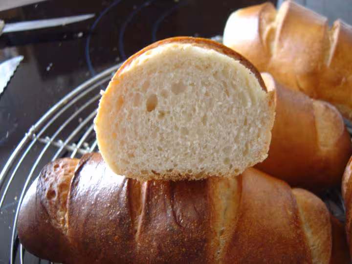 Mie pains au lait au levain