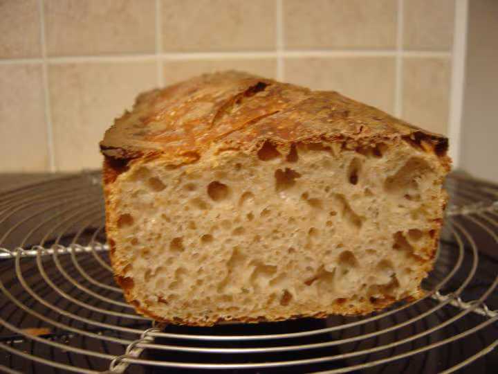 Pain au levain hydradation 85