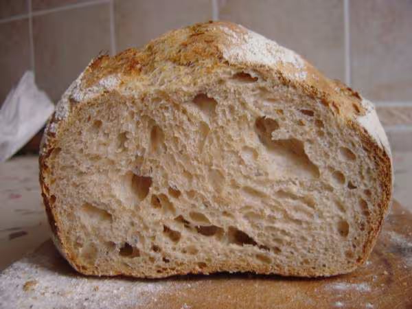 Pain au levain naturel pointage long